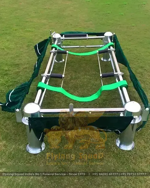 High Tech Casket Lowering Device